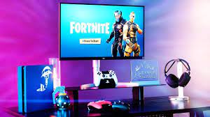 Epic 2019 xbox and ps4 pro setup tour! Ultimate Fortnite Gaming Setup Youtube Gaming Setup Ps4 Gaming Setup Video Game Rooms