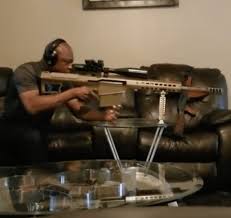 This creates a wider diameter bullet, causing a larger wound channel, and slowing the bullet down. Guy Shoots A Barrett 50 Cal From Inside His House Video Guide Outdoors
