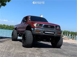 Available styles include 2dr regular cab sb (2.4l 4cyl naturally aspired 5m), sr5 2dr. 1996 Toyota Tacoma Wheel Offset Super Aggressive 3 5 Suspension Lift 6 729776 Team Stance
