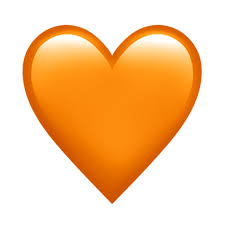 Orange Heart Heart Emoji Emoji Wallpaper Iphone Emoji
