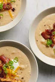 Baked Potato Soup Recipe Recipe Winter Vegetable Soup Baked Potato Soup Recipe Nyt Cooking