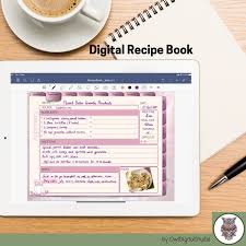 Excited To Share The Latest Addition To My Etsy Shop Digital Recipe Book Digital Recipes Cookbook For Goodnotes Digital Recipe Book Recipe Cards Recipe Book