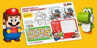 Add some color to a boring day. Download Print This Lego Super Mario Activity Sheet Play Nintendo