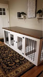 Xxl Wooden Double Dog Kennel Dog Crate Furniture Wood Dog Etsy Dog Crate Furniture Wood Dog Diy Dog Crate