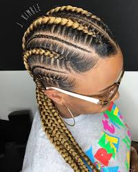 Here are some of the best hairstyles for black girls! Blonde Cornrows For Black Hair Hair Styles Braids For Black Hair Braided Hairstyles