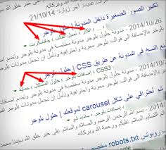 إظهار الاقسام أو التسميات تحت عنوان التدوينة في محرك البحث جوجل Labels Search Engine Math