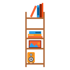 Search more hd transparent bookshelf image on kindpng. Office Bookshelf Illustration Transparent Png Svg Vector File
