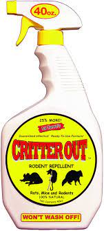 Ultrasonic repellers cause distress in these creatures as they target the nervous system of pests. Amazon Com Mouse Rat And Rodent Repellent Critter Out 40oz Ready To Use Peppermint Fresh Scent Rodent Repellents Garden Outdoor