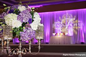 Innogear artificial flowers, 50 pcs faux flowers fake flowers ivory roses perfect for diy wedding bouquets centerpieces bridal shower party home flower arrangement decorations $18.99 ($0.38/count) in stock. Purple Wedding Floral Centerpieces Wedding Planners Vangie S Events Of Distinction Luxury Weddings Events