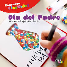 Esta tarjeta del diente de león hecho con huellas dactilares funciona tanto para el día del padre como para el día de la madre; Concurso Infantil Tarjetas Para Papa Fixo Kids