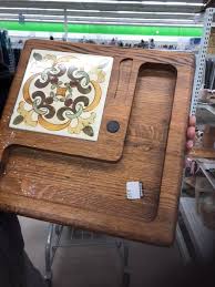 Special thanks to liz for the photos and taking great notes. Cheese Board Cutting Board Rolling Tray Wooden Tray With Ceramic Tile Insert Grooves And Magnet Whatisthisthing
