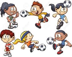Wir haben einen neuen cartoon mit maria und billy! Cartoon Kinder Spielen Fussball Lizenzfrei Nutzbare Vektorgrafiken Clip Arts Illustrationen Image 26583985