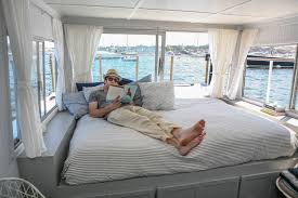 A Dreamy New England Houseboat Houseboat Living Houseboat Decor Floating House