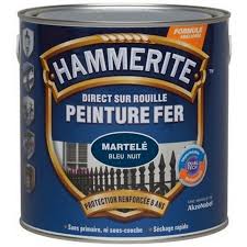 Paris france à lintérieur de langlais hardware store. Peinture Fer Antirouille Bleu Nuit Martele Hammerite 750ml Castorama