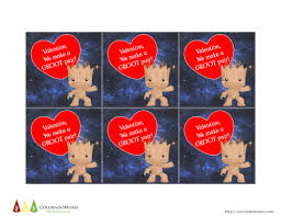 Send free valentine cards online (printable) to your loved one on this valentines day and express your love with our 1000+ free valentine cards. Guardians Of The Galaxy Printable Valentines Coloradomoms Com