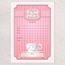 Select from our assortment of celebration invitation templates and create cool designs for all events in a matter of minutes. Star Stream Designpink Tea Party Bridal Shower Invitation Set Of 20 Fill In Blank 5x7 Invites And Envelopes Dailymail