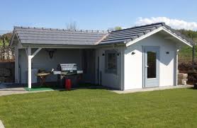 Woodtex gartenhaus woodtex ca2976 blockbohlenbauweise pultdach das gartenhaus mit anbaudach und rückwand ist sehr vielseitig. Blockhaus Madison A Grosse 7 70 X 5 20 M