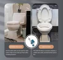 Vanne de Remplissage de Toilette 5 pièces Installer Réservoir Universel  Facile Haute Salle de Bain Robinet de Remplissage Eau et Cuvette  Performance ...