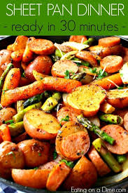 Oven Roasted Potatoes Sausage Sheet Pan Dinner Recipe Sheet Pan Dinners Sausage Dinner Sheet Pan Dinners Recipes