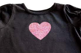 Creatively Christy Diy Glitter Heart T Shirt Glitter Diy Glitter Hearts T Shirt Diy
