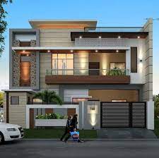 Maybe this is a good time to tell about front of home designs. Pin By Saikrishna Balabadra On House Elevation Modern Architecture House Duplex House Design Modern Exterior House Designs