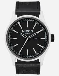 Star Wars X Nixon Stormtrooper Sentry Leather Watch Black A105sw2243 00 Leather Watch Nixon Leather