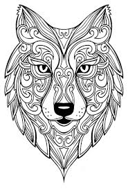 This website uses cookies to improve your experience while you navigate through the website. Wolf Mandala Coloring Pages Mandala Tiere Malvorlagen Mandala Ausmalen