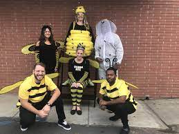 Group Diy Costume For Middle School Bee Beekeeper Beehive Beekeeper Costume Bee Costume Diy Costumes