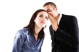 Image result for PICTURES OF a person whispering to another person
