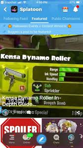 Brushes leave a thin trail of ink and are significantly weaker than the roller. Kensa Dynamo Roller In Depth Guide Splatoon Amino