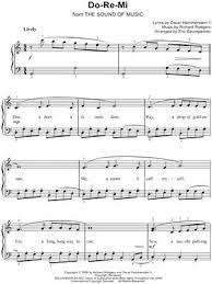 Do Re Mi Mn0105047 Sheet Music Sound Of Music Music
