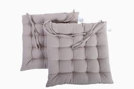 Cannanonre Weaves Mocha Dining Chair Cushion Pads With Strings Set Of 2 Size 17 Quot X17 Quot 100 Cotton Polys In 2020 Cool Chairs Cushions Dining Chair Cushions