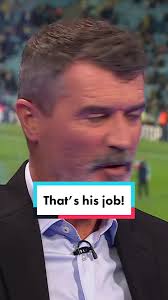“THAT’S HIS JOB” 😂 Roy Keane at his best 👏