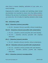 Documenting Ulcerative Colitis Using Icd 10 Codes An Overview