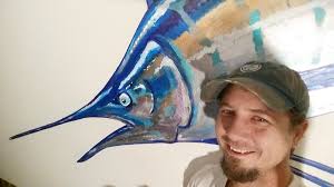 Orange Beach Marlin Mural — Art by Nick