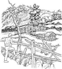 Disegni Da Colorare Per Adulti Paesaggio Naturale Disegni Da Colorare Pagine Da Colorare Per Adulti Disegni