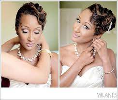It's time to walk down the aisle in your perfect wedding hairstyle. 2014 Wedding Hairstyles For Black And African American Women African Hairstyles Bridesmaid Hair Black Wedding Hairstyles