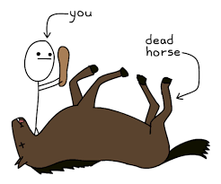 Image result for beat a dead horse gif
