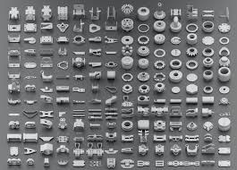 More Free Hard Surface Parts Hard Surface Modeling 3d Model Mechanical Design