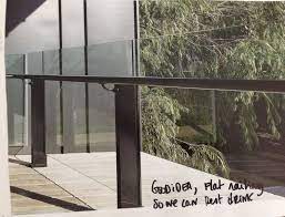Railing Option For Main Deck Love The Idea Of A Flat Balustrade So You Can Rest Your Drinks On It Glass Balustrade Exterior Cladding Glass Stairs