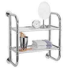2 tier bathroom wall shelf. Neu Home 2 Tier Hanging Bath Shelf Walmart Com Bath Shelf Bathroom Storage Shelves Bathroom Wall Shelves