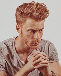 The Quiff Red Hair Ginger Men Pompadour Men