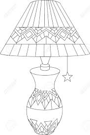 Black And White Linear Art Of A Table Lamp With Decorative Ornaments Royalty Free Cliparts Vectors And Stock Illustration Image 85869070 This is a sample of full pack which contains 25 designs.
