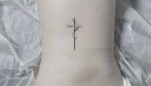We think the fade out on this half cross looks pretty awesome! Lovely Cross Tattoo Cross Simple Tattoos Simple Tattoos Momcanvas