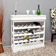 Weinregal Weiss Fur 24 Flaschen Flaschenregal Weisses Holz Wein Regal Board Amazon De Kuche Haushalt Flaschen Regal Weinregal Arbeitsflachen