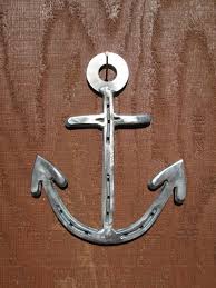 Horseshoe Anchor Horseshoe Art Anchor Wall Decor Metal Anchor Wall Art Boat Decor Horsesho Horseshoe Art Welding Art Anchor Wall Art