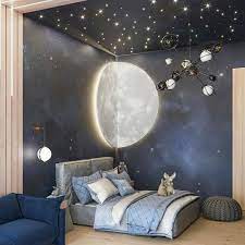 Just like pink is associated with girls and blue with boys, most of the space decor is blue which is the reason why most of the themes. New The 10 Best Home Decor With Pictures Check Out This Awesome Space Themed Room Love The Starry Space Themed Room Kids Bedroom Decor Baby Room Decor