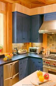 Finger pulls for kitchen cabinets. Pictures Of Kitchens Traditional Blue Kitchen Cabinets Log Home Kitchens Kitchen Design Popular Kitchen Designs