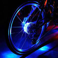 楽天市場 自転車ホイール用ライト タイヤ用ライト デコレーション カスタム イルミ 電気 電池 警告ライト 事故防止 簡単取付 綺麗 お洒落 全5色 アクセサリー メール便 de 010 直販ワールドマーケット ロードバイク 自転車 自転車ホイール