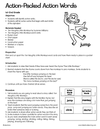 Action Packed Action Words Lessonplan Action Words Free Lesson Plans Words